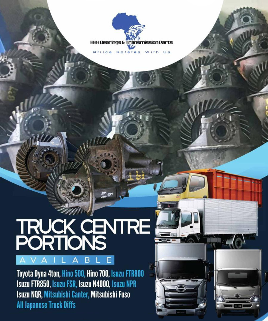 TRUCK CENTRE PORTIONS