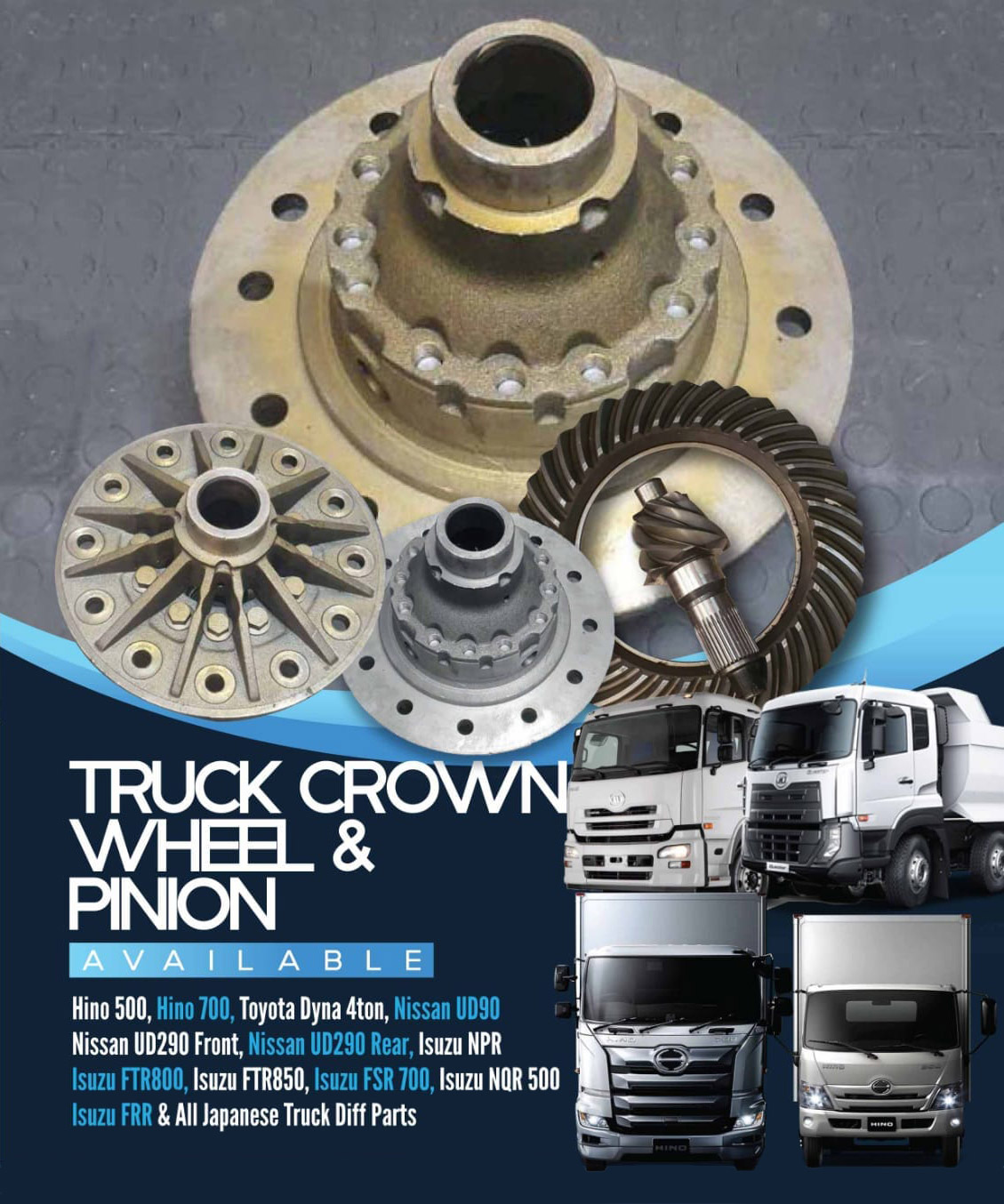 TRUCK CROWN WHEEL & PINION