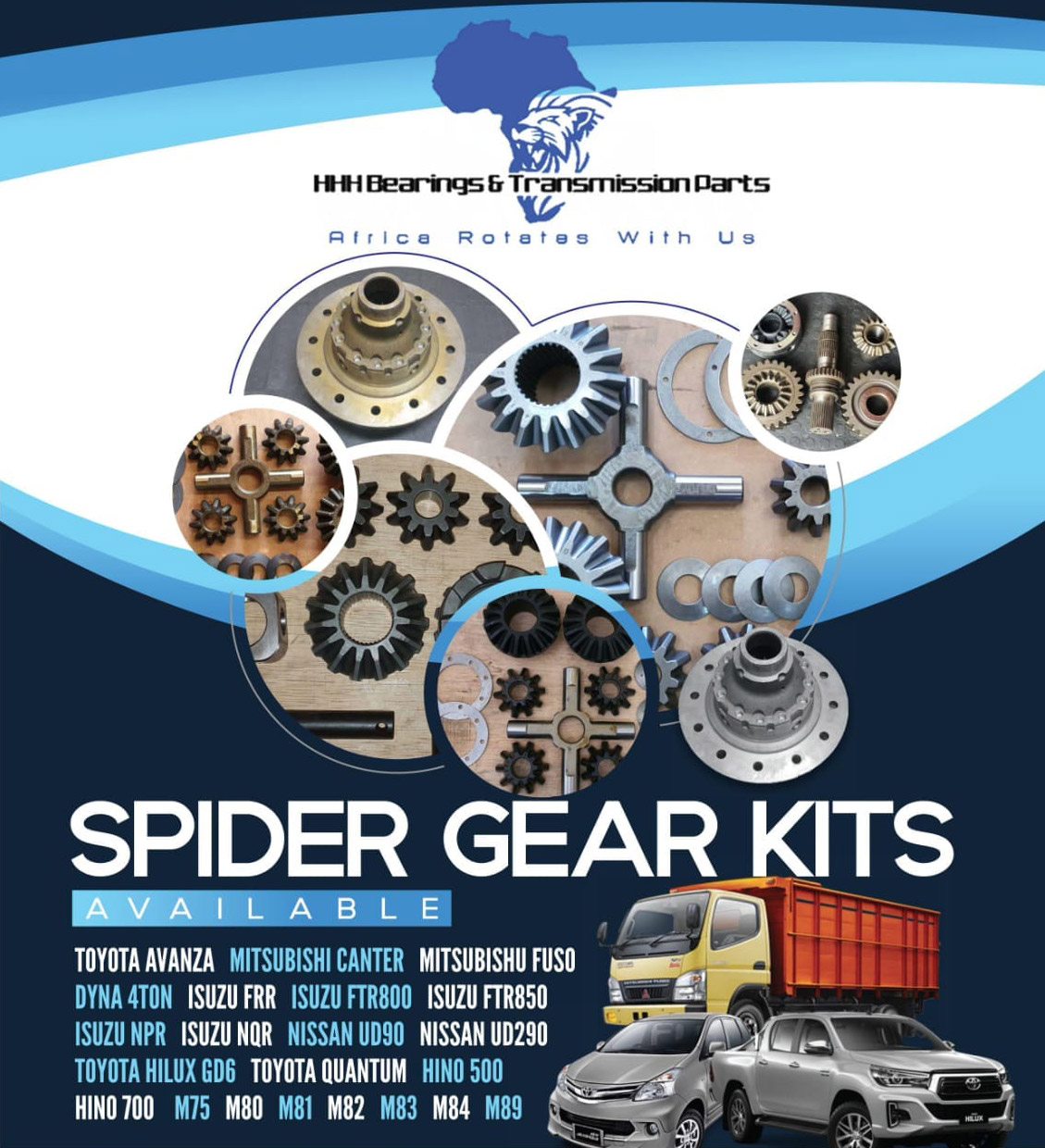 SPIDER GEAR KITS